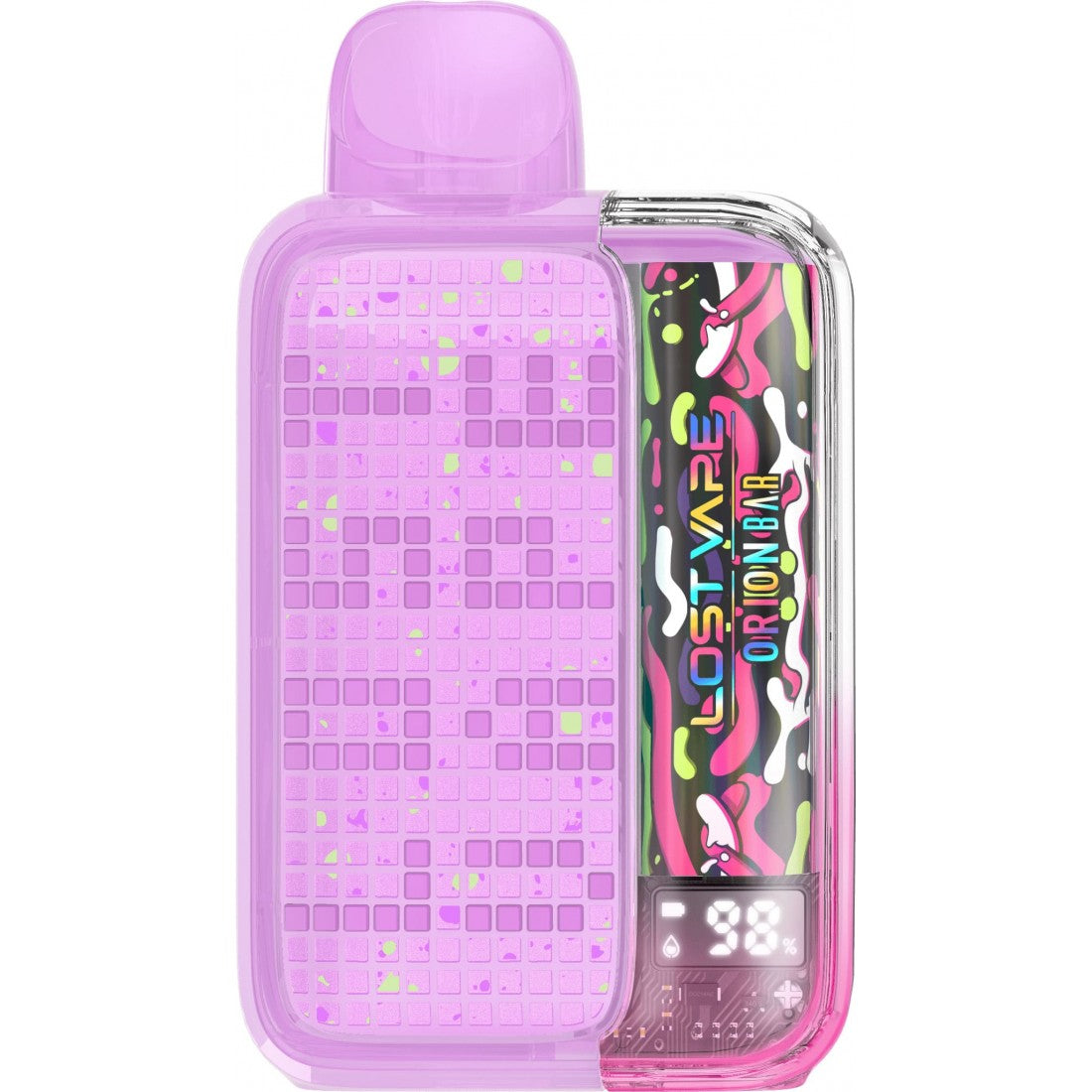 Kiwi Passion Fruit Guava Lost Vape Orion Bar 10000 - Black Coral